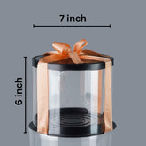 Sample Kit For Clear Cake Boxes | Box of 4 Sizes